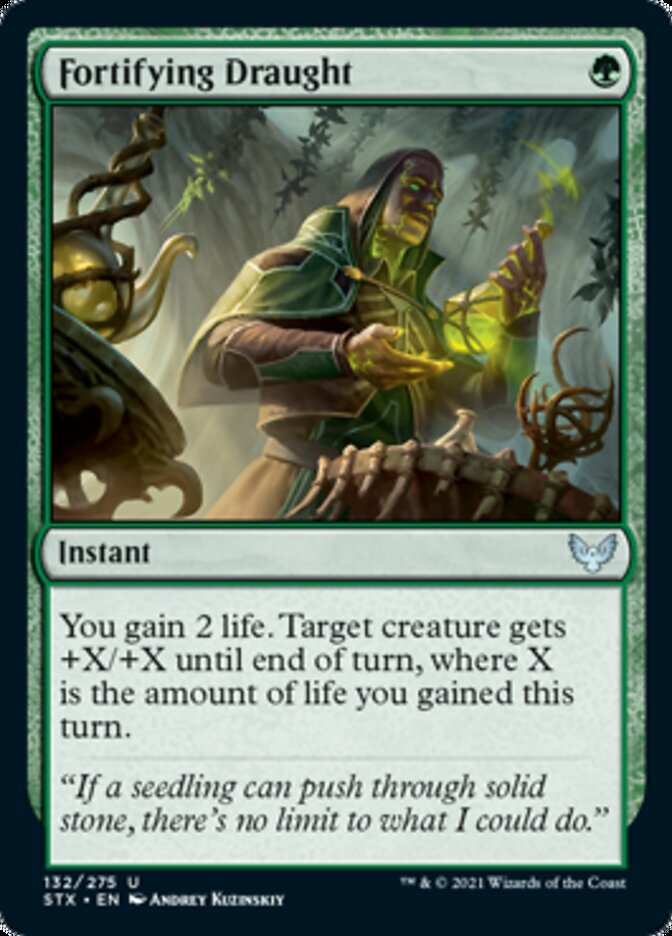 Fortifying Draught [Strixhaven: School of Mages] [Foil]