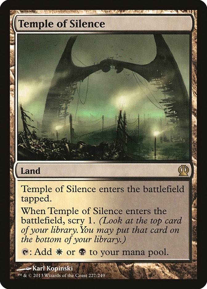 Temple of Silence [Theros] [Foil]
