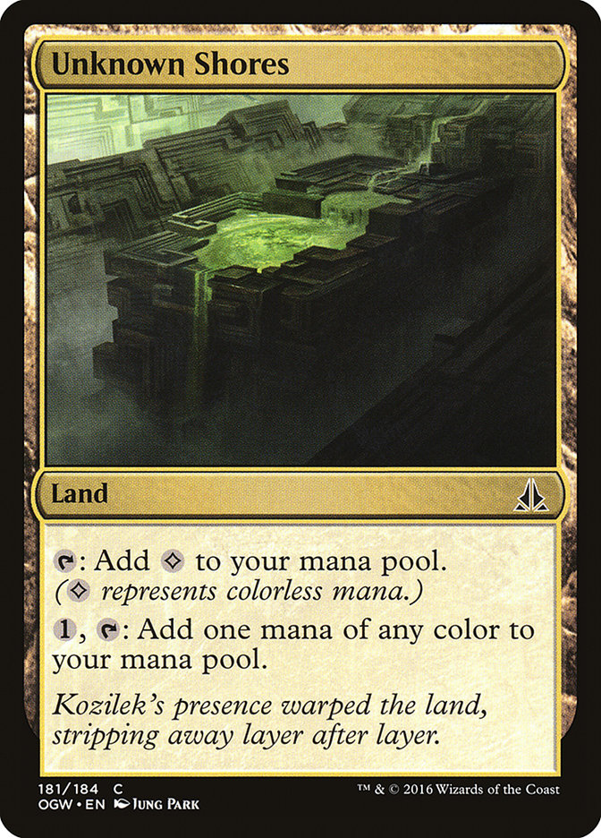 Unknown Shores [Oath of the Gatewatch] [Foil]