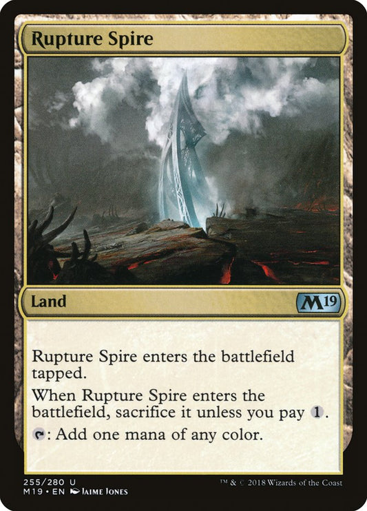 Rupture Spire [Core Set 2019] [Foil]