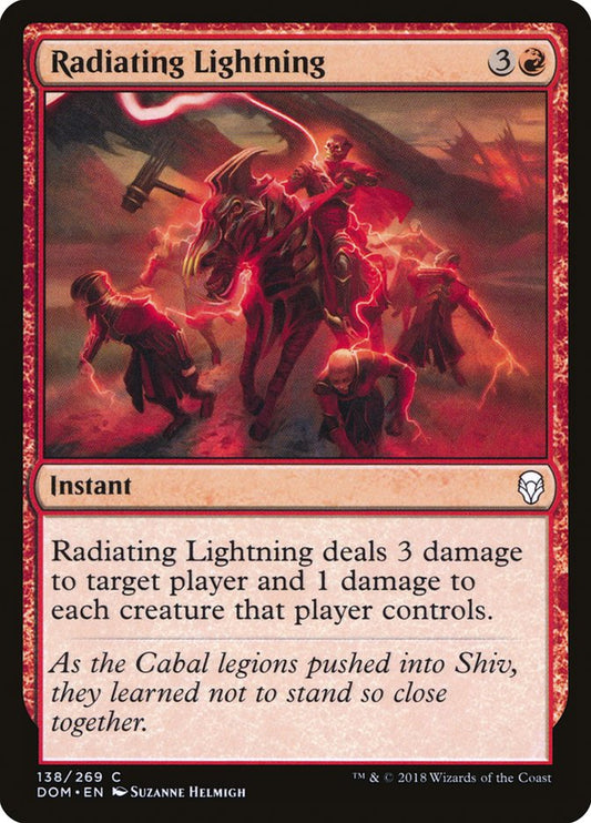 Radiating Lightning [Dominaria] [Foil]