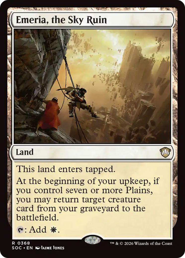 Emeria, the Sky Ruin [Secrets of Strixhaven Commander] [Foil]