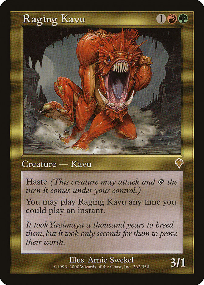 Raging Kavu [Invasion] [Foil]