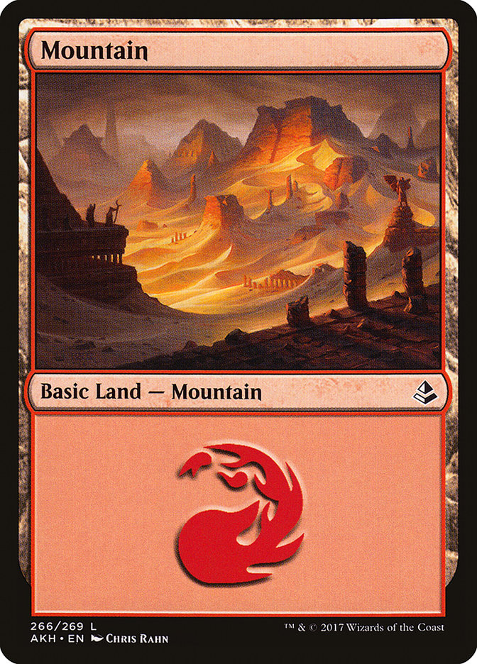 Mountain (266) [Amonkhet] [Foil]