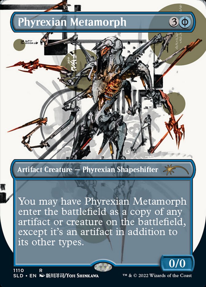 Phyrexian Metamorph (Borderless) [Secret Lair Drop Series] [Foil]