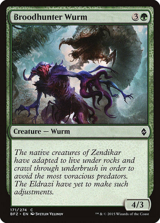 Broodhunter Wurm [Battle for Zendikar] [Foil]
