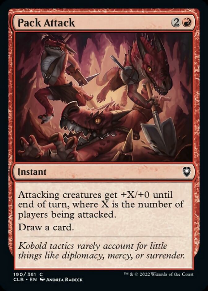 Pack Attack [Commander Legends: Battle for Baldur's Gate] [Foil]
