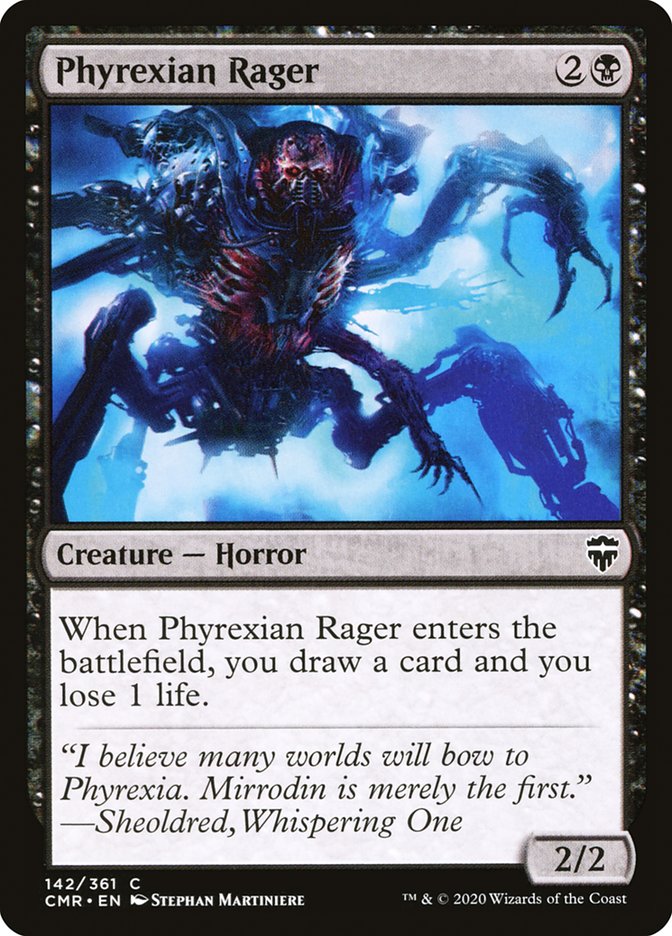 Phyrexian Rager [Commander Legends] [Foil]