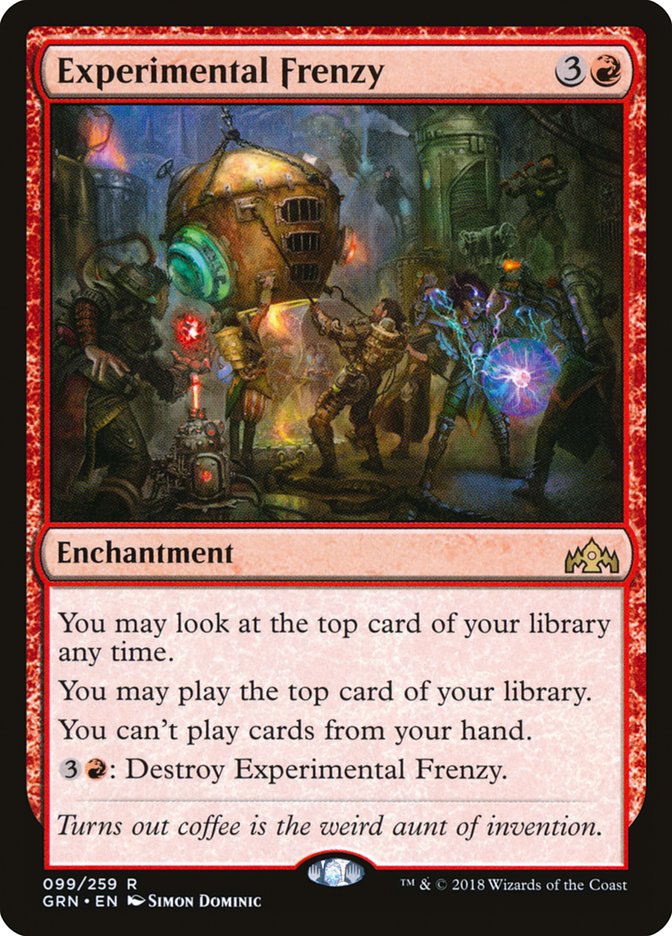 Experimental Frenzy [Guilds of Ravnica] [Foil]