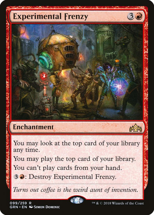 Experimental Frenzy [Guilds of Ravnica] [Foil]