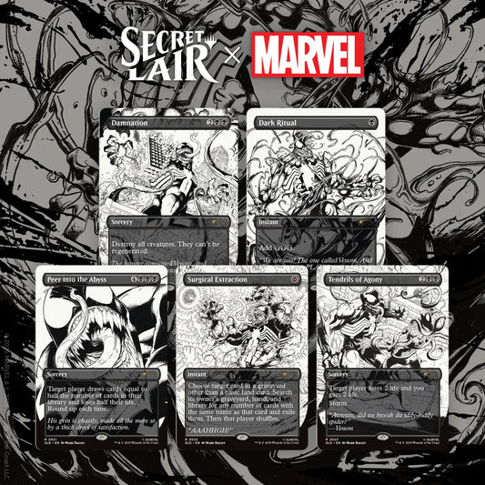 Secret Lair x Marvel's Spider-Man: Venom Unleashed (Inks) Non- Foil