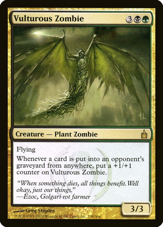 Vulturous Zombie [Ravnica: City of Guilds] [Foil]