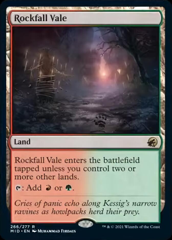 Rockfall Vale [Innistrad: Midnight Hunt] [Foil]