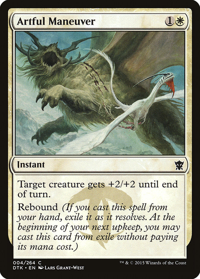 Artful Maneuver [Dragons of Tarkir] [Foil]