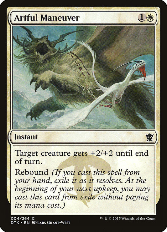 Artful Maneuver [Dragons of Tarkir] [Foil]