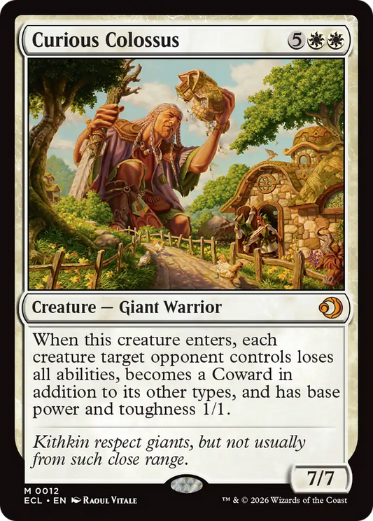 Curious Colossus [Lorwyn Eclipsed] [Foil]