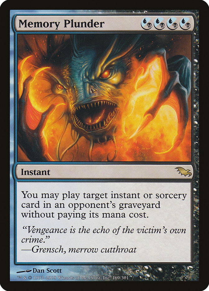 Memory Plunder [Shadowmoor] [Foil]