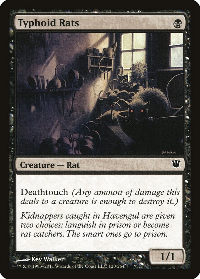 Typhoid Rats [Innistrad] [Foil]