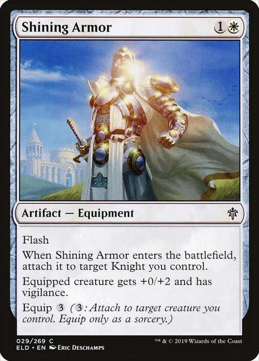 Shining Armor [Throne of Eldraine] [Foil]