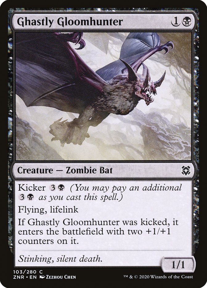 Ghastly Gloomhunter [Zendikar Rising] [Foil]