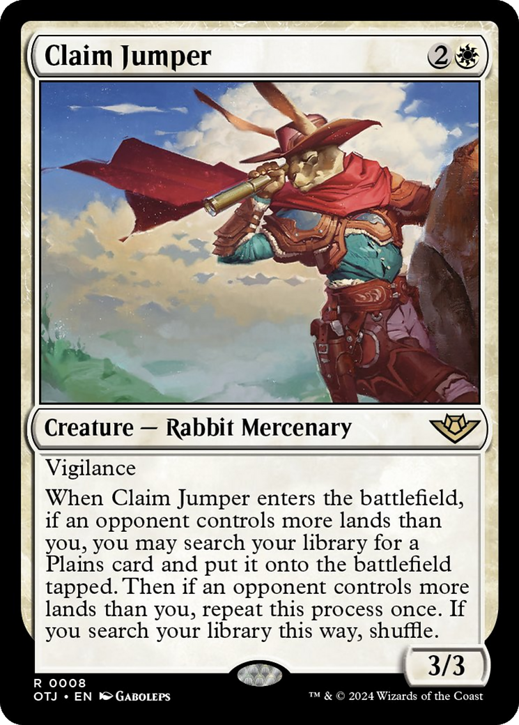 Claim Jumper [Outlaws of Thunder Junction] [Foil]