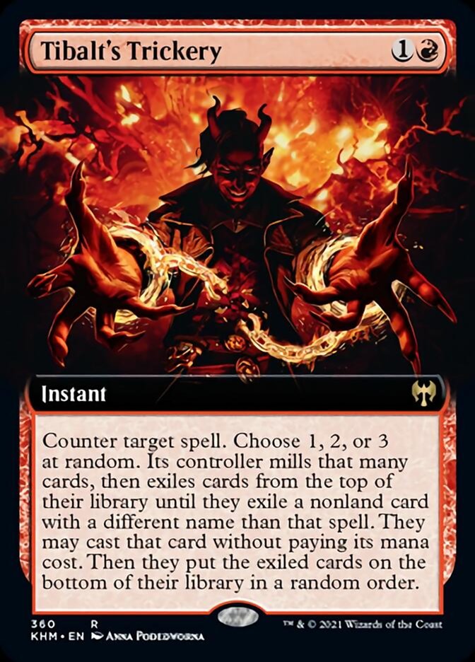 Tibalt's Trickery (Extended Art) [Kaldheim] [Foil]
