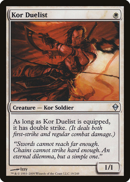 Kor Duelist [Zendikar] [Foil]