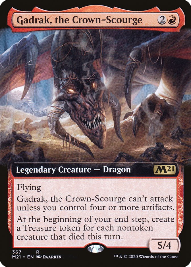 Gadrak, the Crown-Scourge (Extended Art) [Core Set 2021] [Foil]