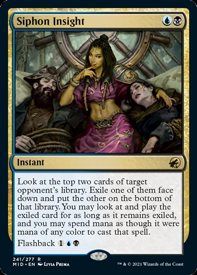Siphon Insight [Innistrad: Midnight Hunt] [Foil]