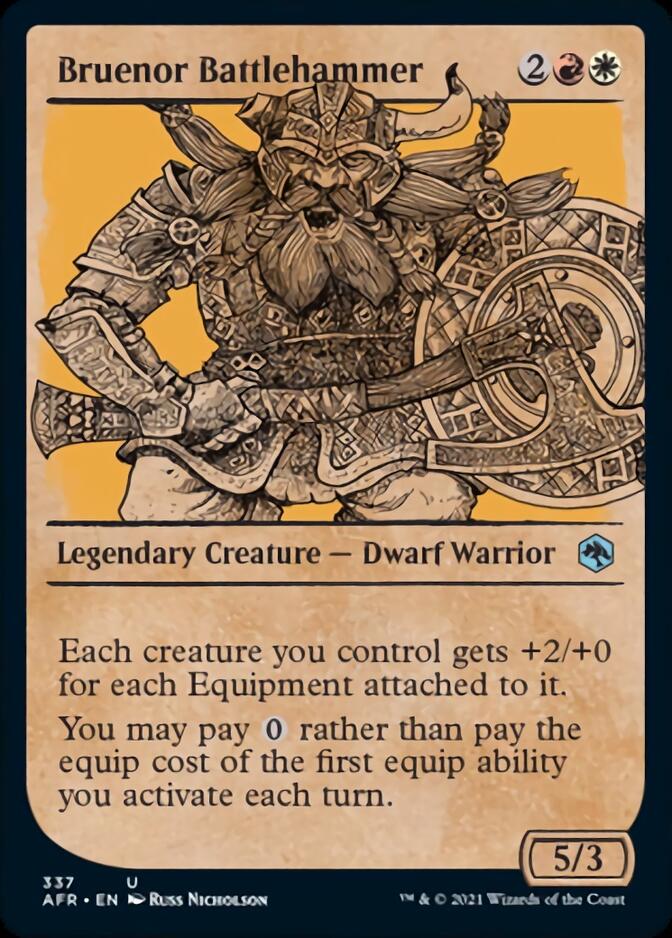 Bruenor Battlehammer (Showcase) [Dungeons & Dragons: Adventures in the Forgotten Realms] [Foil]