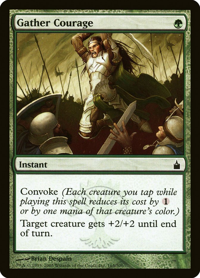 Gather Courage [Ravnica: City of Guilds] [Foil]