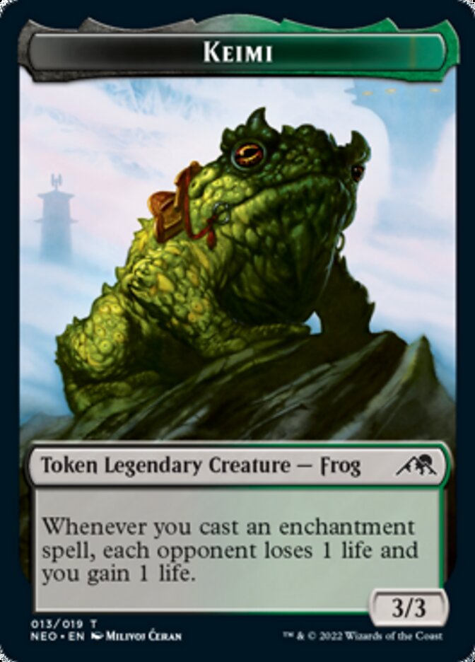 Keimi Token [Kamigawa: Neon Dynasty Tokens] [Foil]
