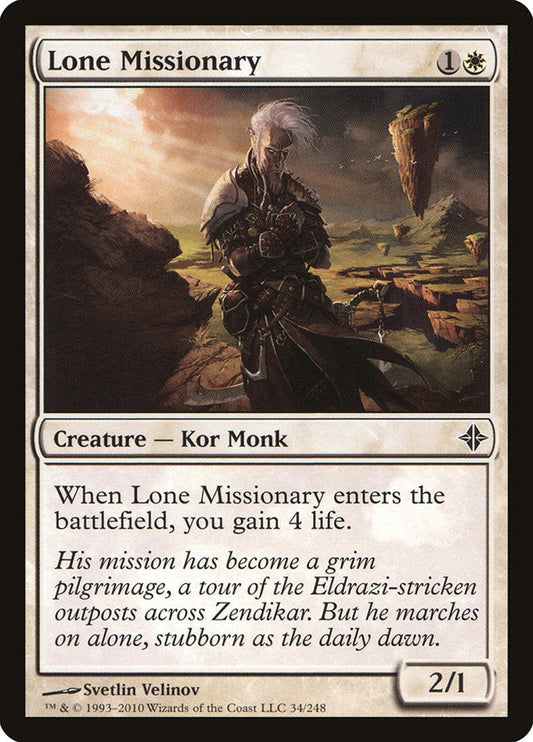 Lone Missionary [Rise of the Eldrazi] [Foil]