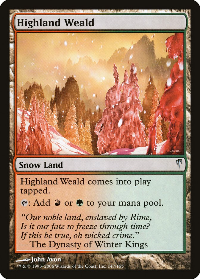 Highland Weald [Coldsnap] [Foil]