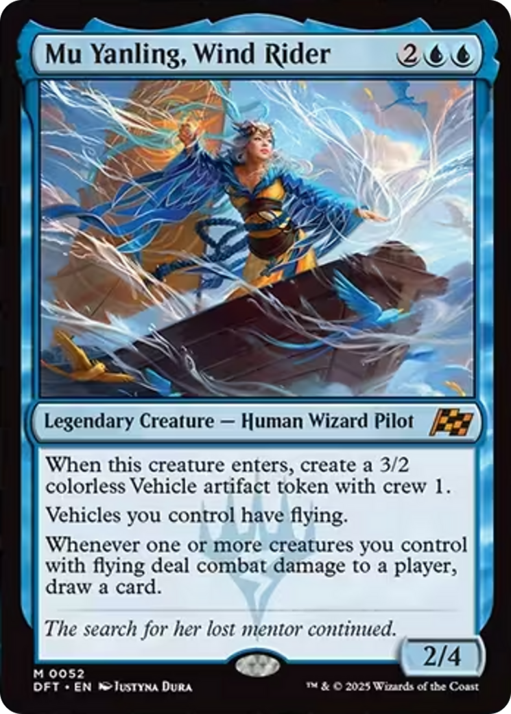 Mu Yanling, Wind Rider [Aetherdrift] [Foil]