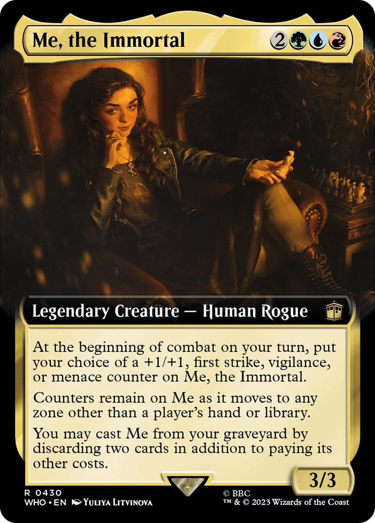 Me, the Immortal (Extended Art) [Doctor Who] [Foil]