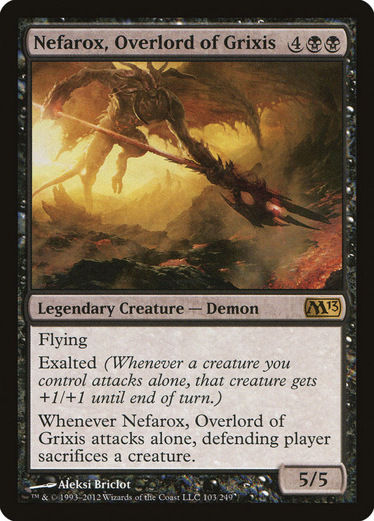 Nefarox, Overlord of Grixis [Core Set 2013]