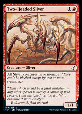 Two-Headed Sliver [Time Spiral Remastered] [Foil]