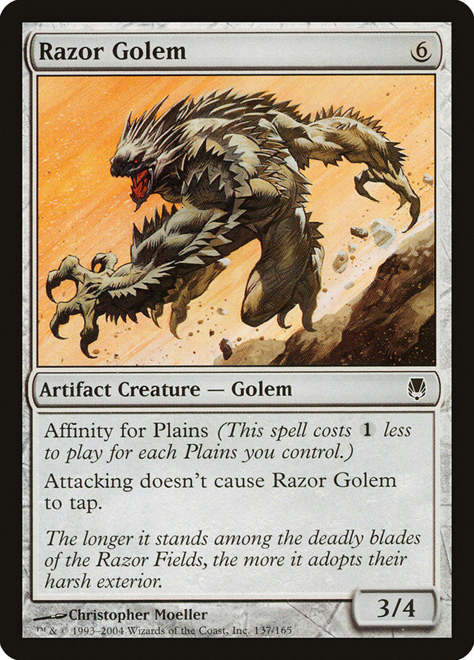 Razor Golem [Darksteel] [Foil]