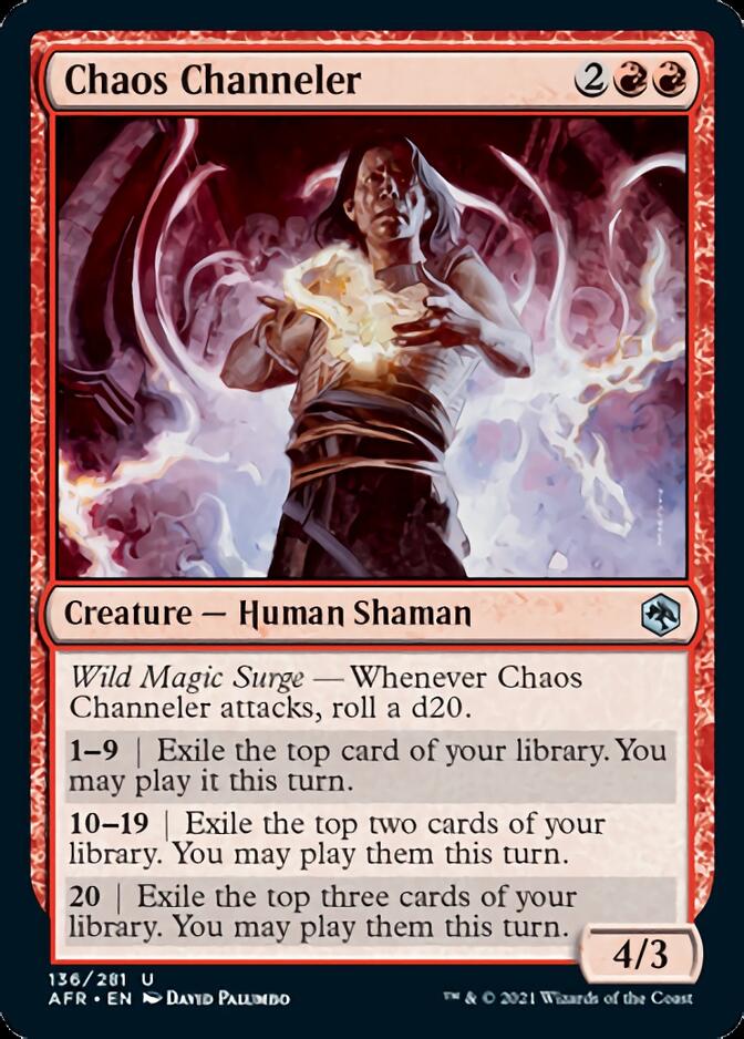 Chaos Channeler [Dungeons & Dragons: Adventures in the Forgotten Realms] [Foil]