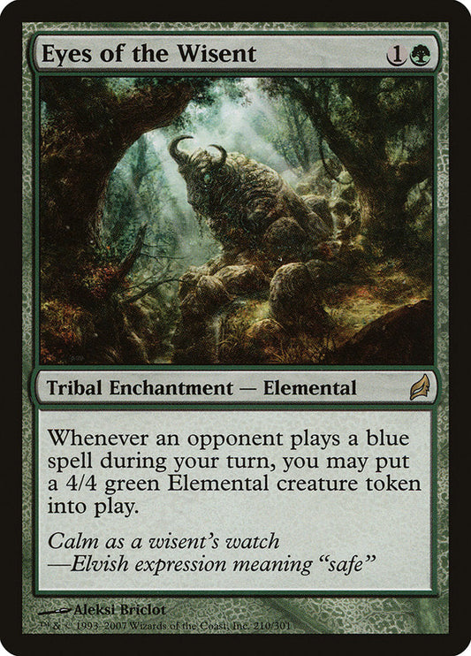 Eyes of the Wisent [Lorwyn] [Foil]