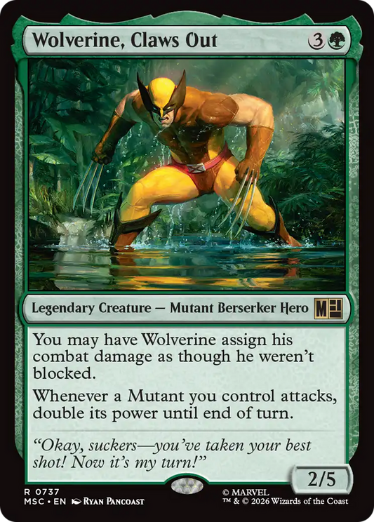 Wolverine, Claws Out [Marvel Super Heroes Commander]