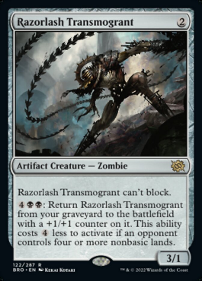 Razorlash Transmogrant [The Brothers' War] [Foil]
