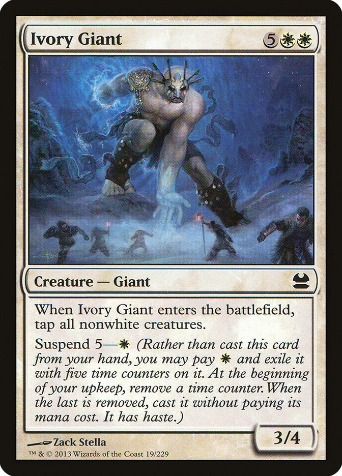 Ivory Giant [Modern Masters] [Foil]