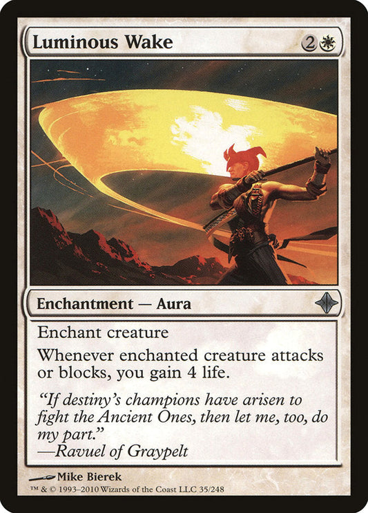 Luminous Wake [Rise of the Eldrazi] [Foil]