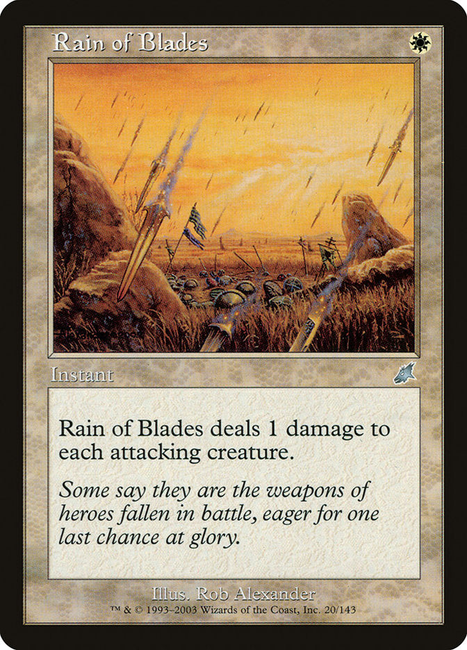 Rain of Blades [Scourge] [Foil]