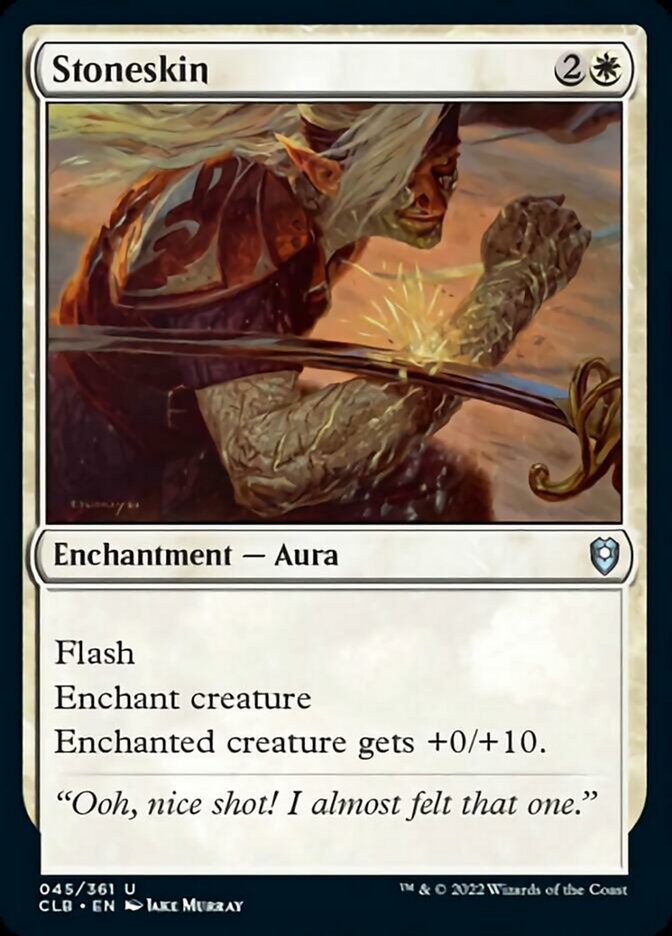 Stoneskin [Commander Legends: Battle for Baldur's Gate] [Foil]