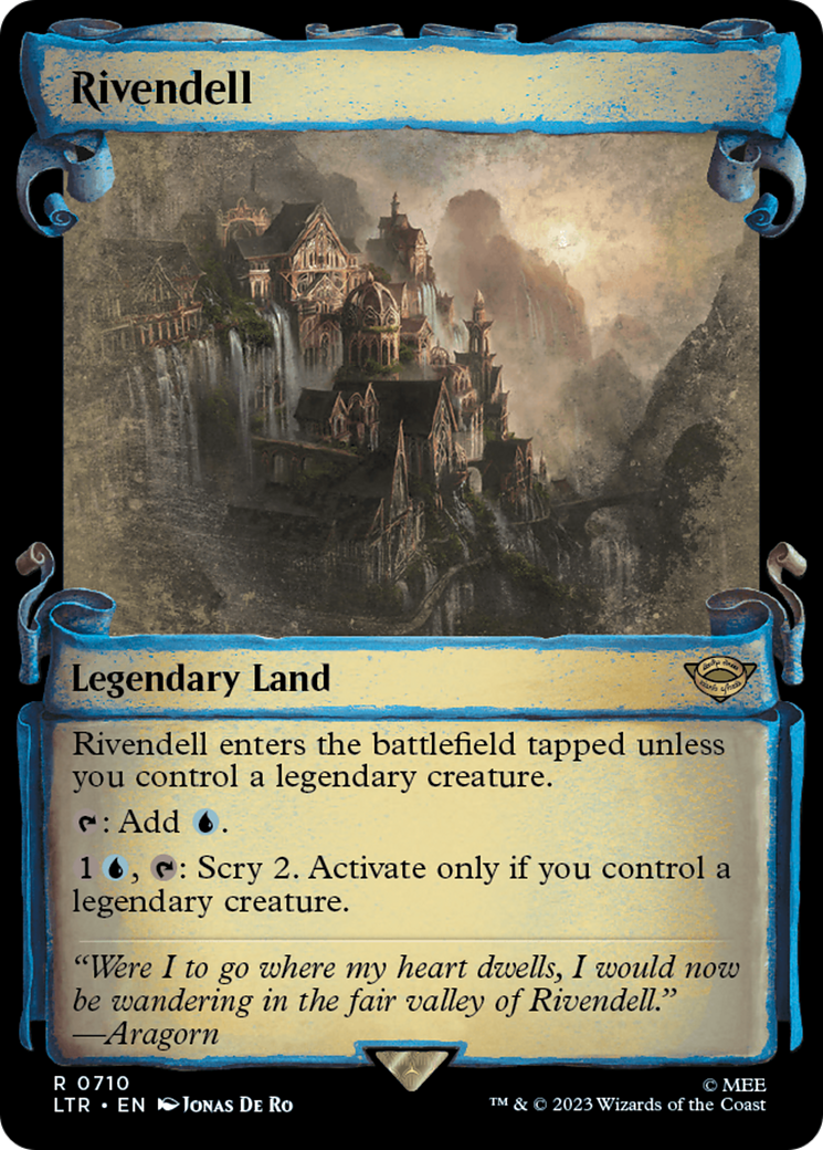 Rivendell [The Lord of the Rings: Tales of Middle-Earth Showcase Scrolls] [Foil]