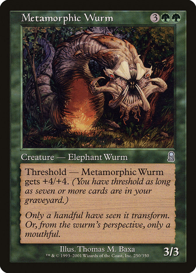 Metamorphic Wurm [Odyssey] [Foil]
