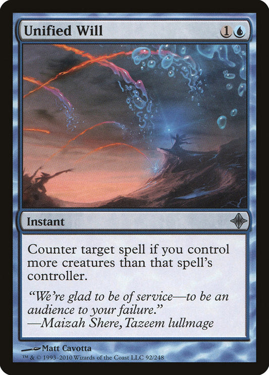 Unified Will [Rise of the Eldrazi] [Foil]